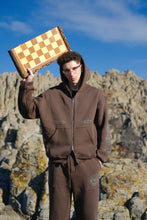 Load image into Gallery viewer, RAW ZIP HOODIE – DEEP EARTH
