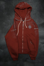 Load image into Gallery viewer, BALBUS ECSTASY ZIP HOODIE — RUST FADE

