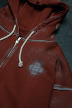Load image into Gallery viewer, BALBUS ECSTASY ZIP HOODIE — RUST FADE
