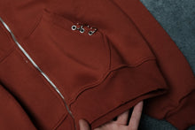 Load image into Gallery viewer, BALBUS ECSTASY ZIP HOODIE — RUST FADE
