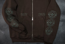 Load image into Gallery viewer, RAW ZIP HOODIE – DEEP EARTH
